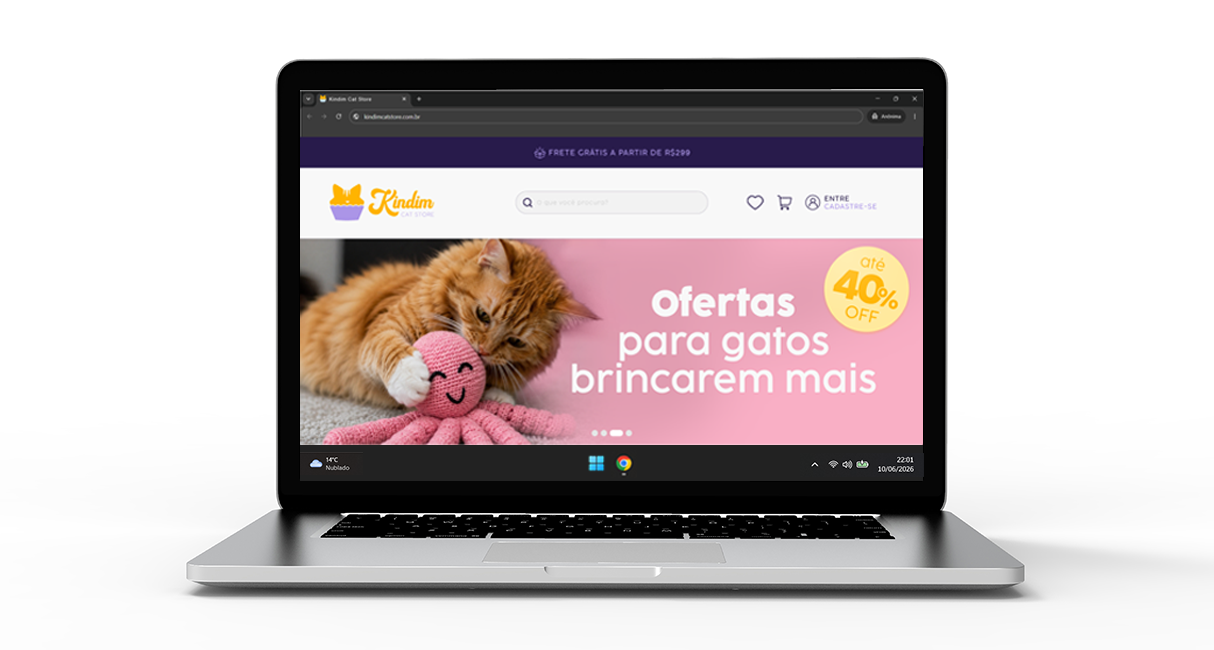 Kindim — site e-commerce
